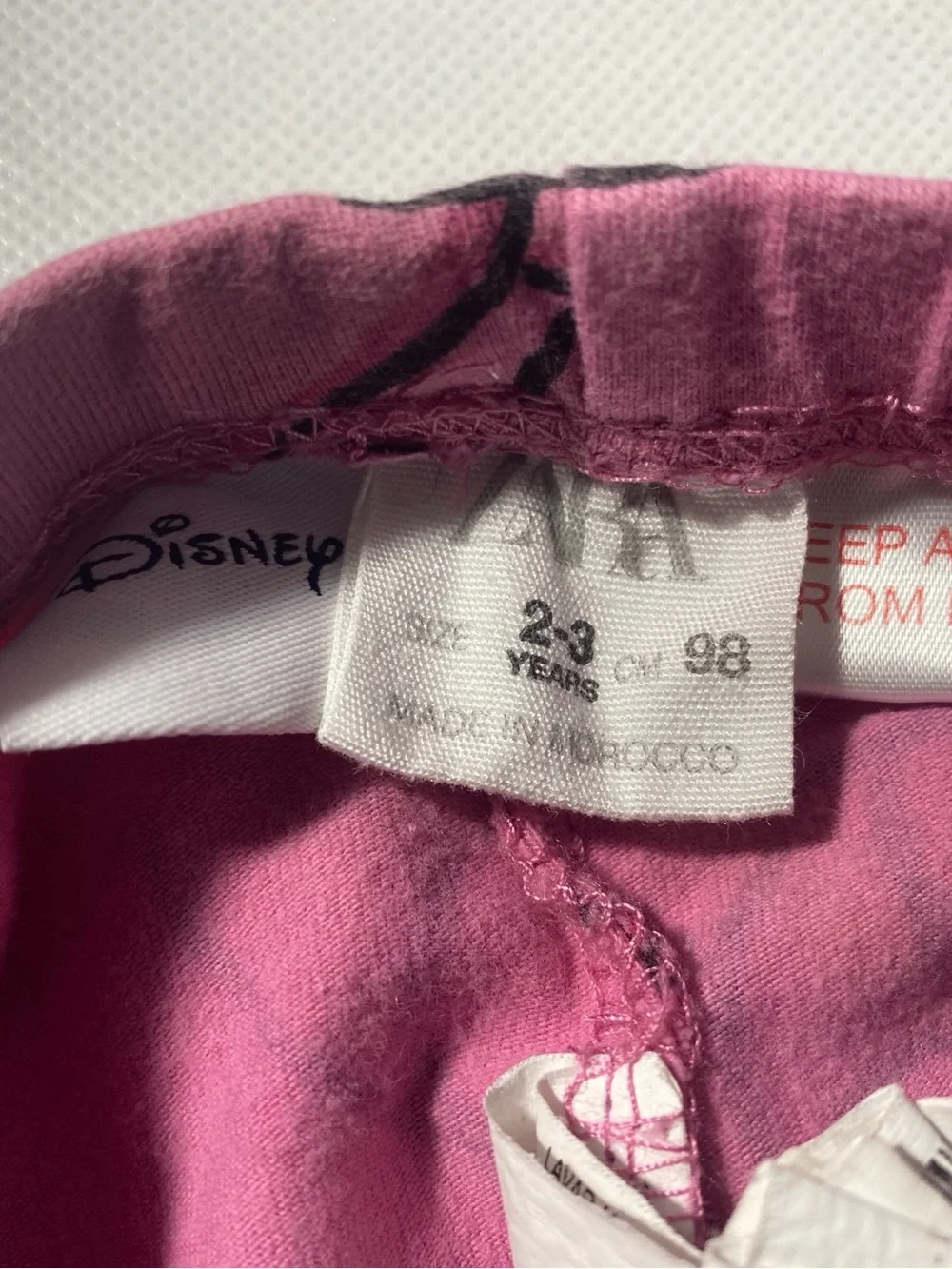 GOOD- Size 2-3 Years - Disney Minnie Mouse Sweatshirt And Sweatpant Set Pink